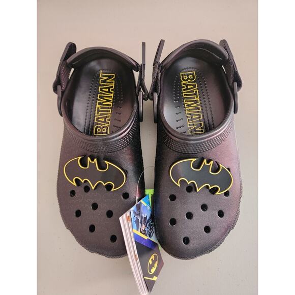 New Crocs Batman Adjustable SR Clog US- M7/W9 Unisex Black - Picture 1 of 10